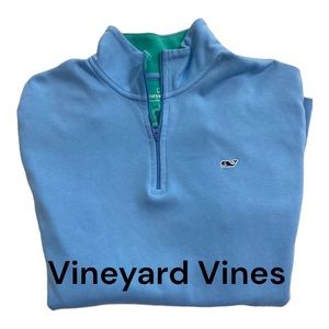 Vineyard Vines Blue Quarter-Zip Pullover